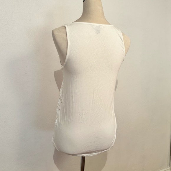 Chelsea 28 Cream Sequin Striped Top – Size S - Picture 3 of 4